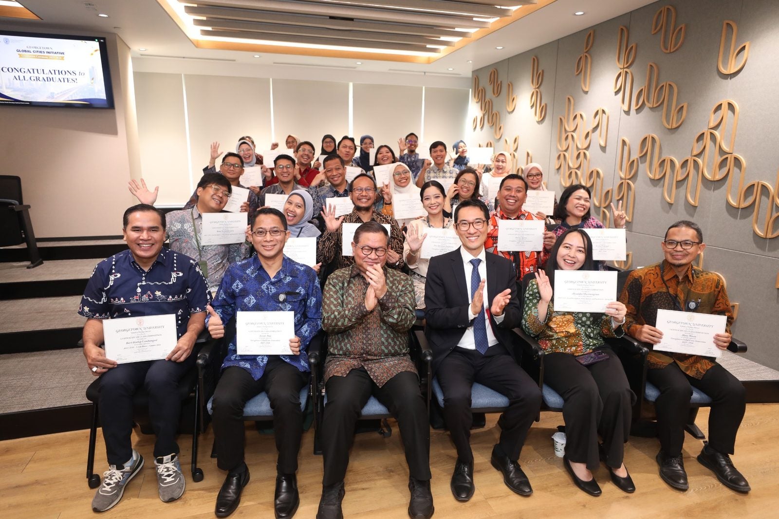 Georgetown SFS Asia Pacific Celebrates First Graduating Cohort of the Global Cities Initiative Capacity Building Program